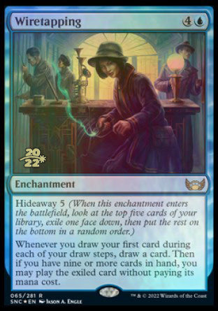 Wiretapping [Streets of New Capenna Prerelease Promos] | Sanctuary Gaming