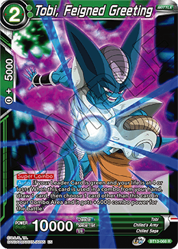 Tobi, Feigned Greeting (Rare) [BT13-068] | Sanctuary Gaming