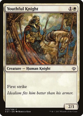Youthful Knight [Archenemy: Nicol Bolas] | Sanctuary Gaming