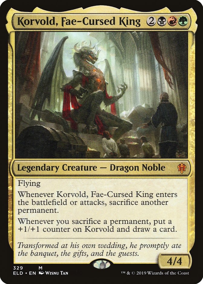 Korvold, Fae-Cursed King [Throne of Eldraine] | Sanctuary Gaming