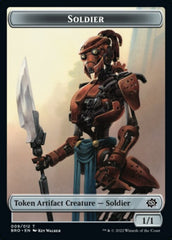 Powerstone // Soldier (009) Double-Sided Token [The Brothers' War Tokens] | Sanctuary Gaming