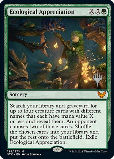 Ecological Appreciation (Promo Pack) [Strixhaven: School of Mages Promos] | Sanctuary Gaming