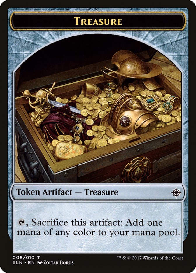 Treasure (008/010) [Ixalan Tokens] | Sanctuary Gaming