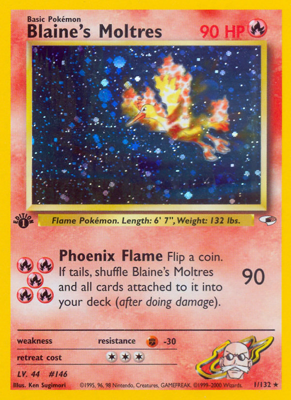 Blaine's Moltres (1/132) [Gym Heroes 1st Edition] | Sanctuary Gaming