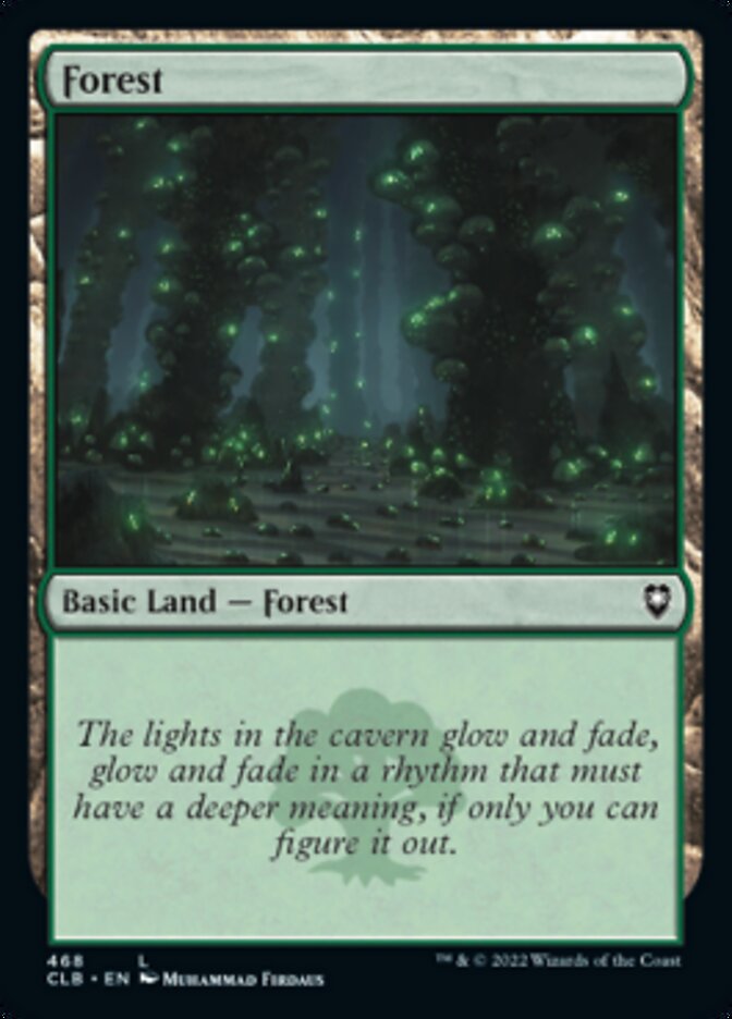Forest (468) [Commander Legends: Battle for Baldur's Gate] | Sanctuary Gaming