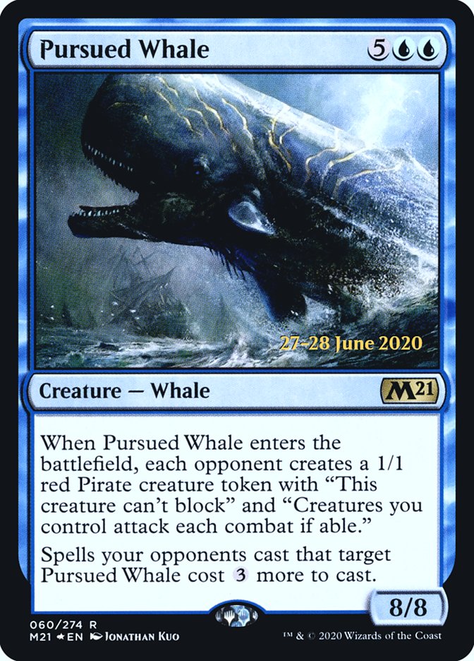 Pursued Whale  [Core Set 2021 Prerelease Promos] | Sanctuary Gaming