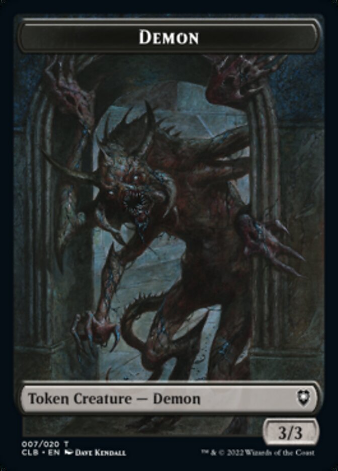 Demon Token [Commander Legends: Battle for Baldur's Gate Tokens] | Sanctuary Gaming