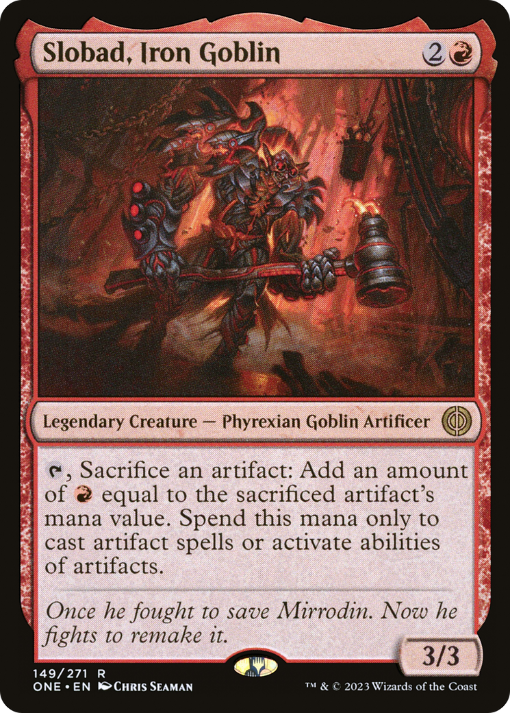 Slobad, Iron Goblin [Phyrexia: All Will Be One] | Sanctuary Gaming