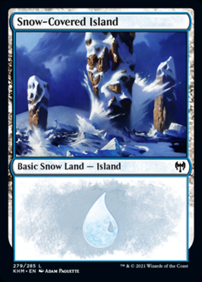 Snow-Covered Island (279) [Kaldheim] | Sanctuary Gaming