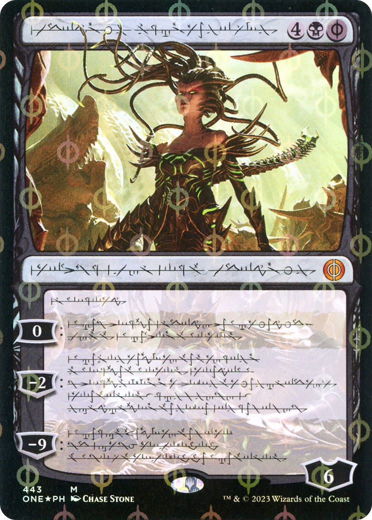 Vraska, Betrayal's Sting (Phyrexian Step-and-Compleat Foil) [Phyrexia: All Will Be One] | Sanctuary Gaming