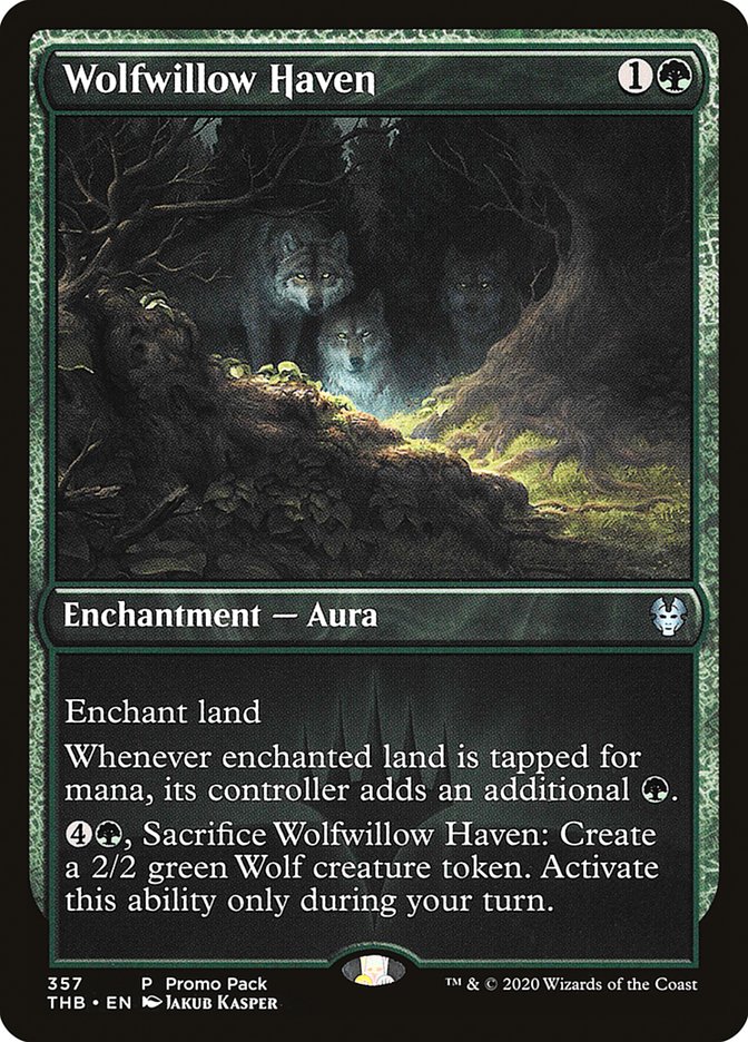 Wolfwillow Haven (Promo Pack) [Theros Beyond Death Promos] | Sanctuary Gaming