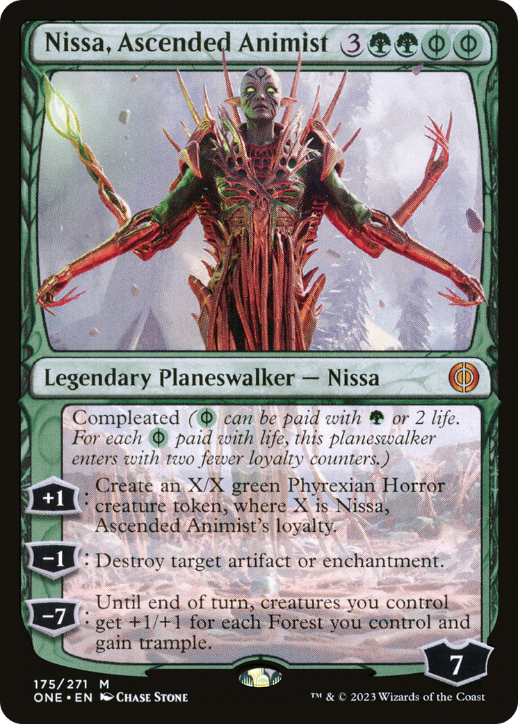 Nissa, Ascended Animist [Phyrexia: All Will Be One] | Sanctuary Gaming