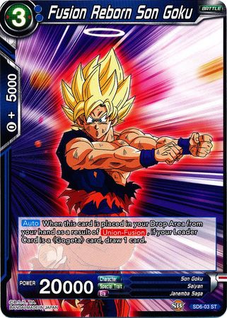 Fusion Reborn Son Goku (Starter Deck - Resurrected Fusion) (SD6-03) [Miraculous Revival] | Sanctuary Gaming