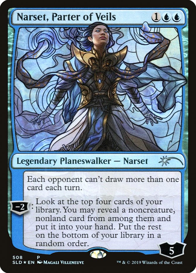 Narset, Parter of Veils (Stained Glass) [Secret Lair Drop Promos] | Sanctuary Gaming