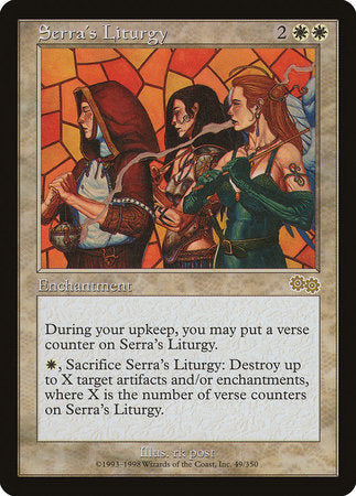 Serra's Liturgy [Urza's Saga] | Sanctuary Gaming