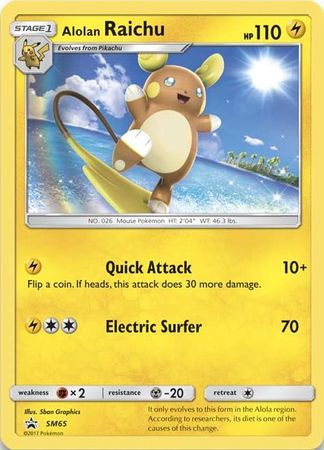 Alolan Raichu (SM65) (Jumbo Card) [Sun & Moon: Black Star Promos] | Sanctuary Gaming