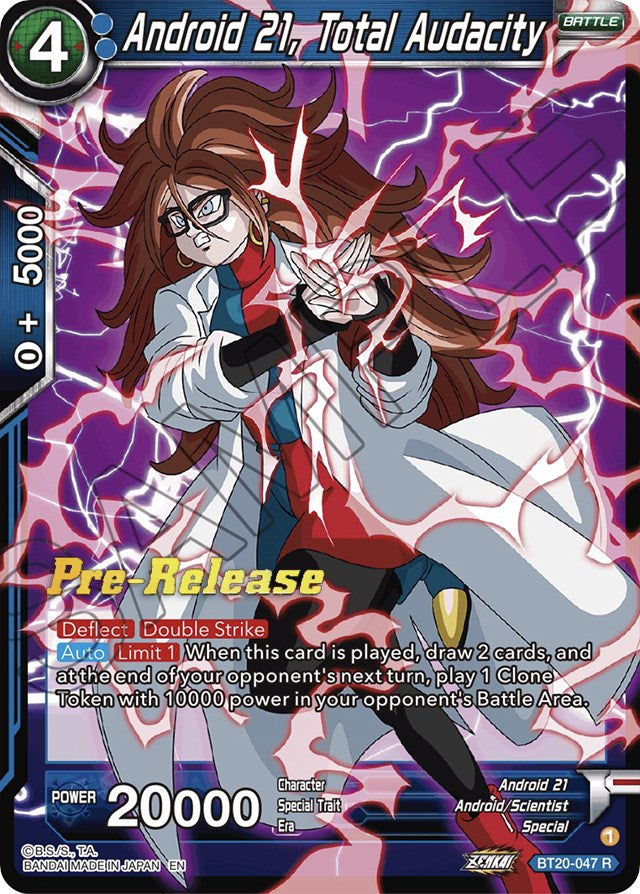 Android 21, Total Audacity (BT20-047) [Power Absorbed Prerelease Promos] | Sanctuary Gaming