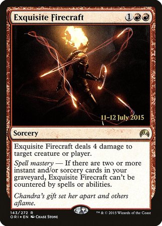 Exquisite Firecraft [Magic Origins Promos] | Sanctuary Gaming