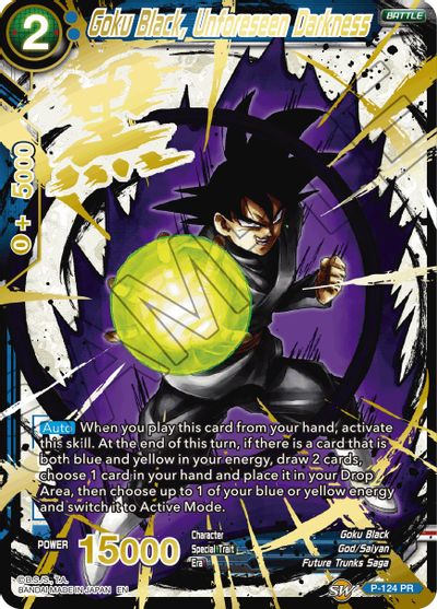 Goku Black, Unforeseen Darkness (Alternate Art) [P-124] | Sanctuary Gaming