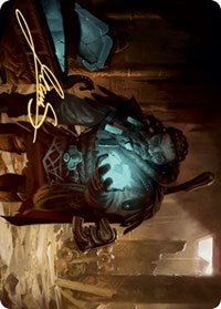 Vault Robber Art Card (Gold-Stamped Signature) [Kaldheim: Art Series] | Sanctuary Gaming