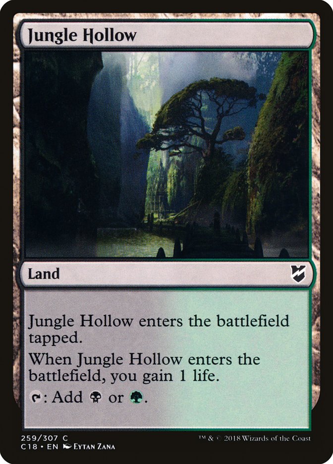 Jungle Hollow [Commander 2018] | Sanctuary Gaming