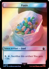 Human (0037) // Food (0057) Double-Sided Token (Surge Foil) [Doctor Who Tokens] | Sanctuary Gaming