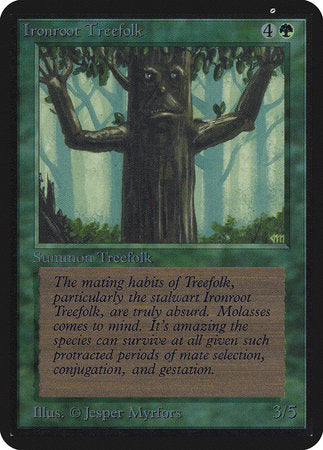 Ironroot Treefolk [Limited Edition Alpha] | Sanctuary Gaming