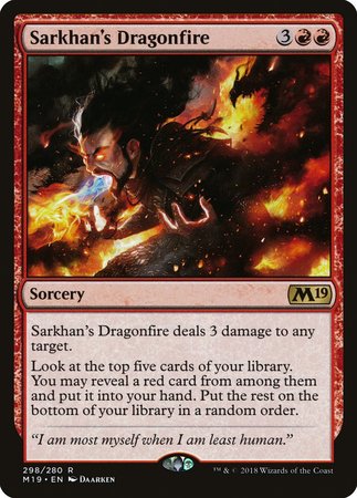 Sarkhan's Dragonfire [Core Set 2019] | Sanctuary Gaming