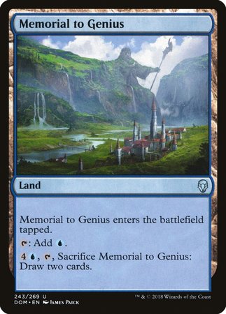 Memorial to Genius [Dominaria] | Sanctuary Gaming