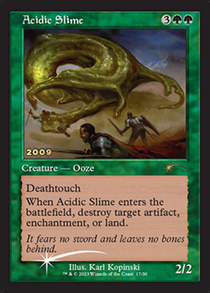 Acidic Slime [30th Anniversary Promos] | Sanctuary Gaming