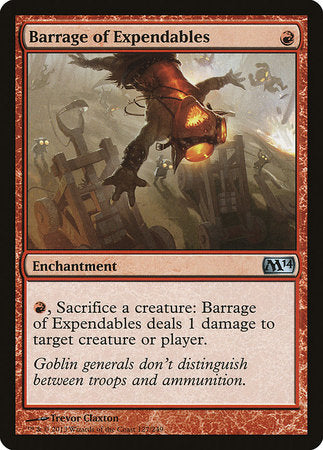 Barrage of Expendables [Magic 2014] | Sanctuary Gaming