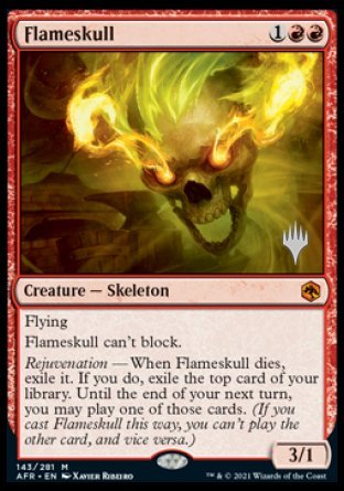 Flameskull (Promo Pack) [Dungeons & Dragons: Adventures in the Forgotten Realms Promos] | Sanctuary Gaming