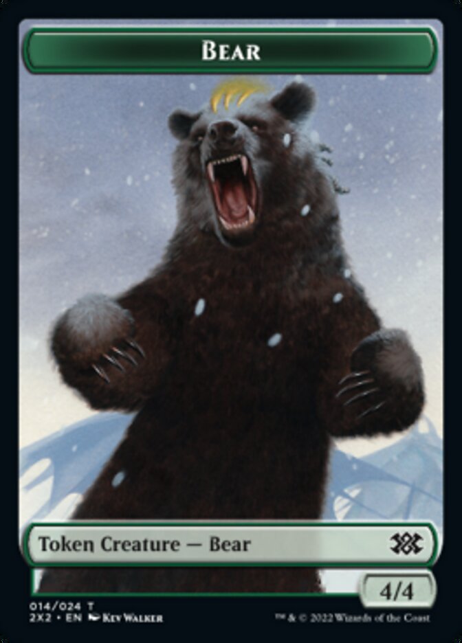 Bear // Angel Double-sided Token [Double Masters 2022 Tokens] | Sanctuary Gaming