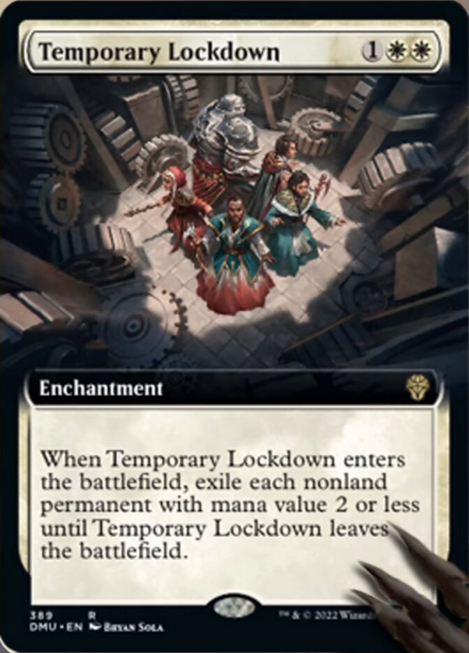 Temporary Lockdown (Extended Art) [Dominaria United] | Sanctuary Gaming