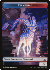 Elemental (09) // Spirit (13) Double-Sided Token [March of the Machine Tokens] | Sanctuary Gaming