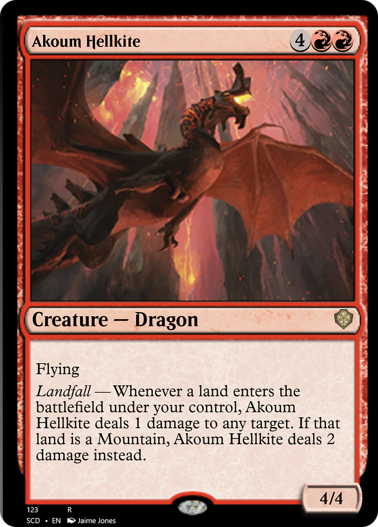 Akoum Hellkite [Starter Commander Decks] | Sanctuary Gaming