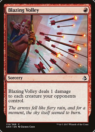 Blazing Volley [Amonkhet] | Sanctuary Gaming