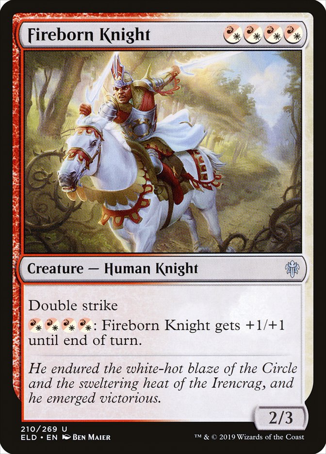 Fireborn Knight [Throne of Eldraine] | Sanctuary Gaming