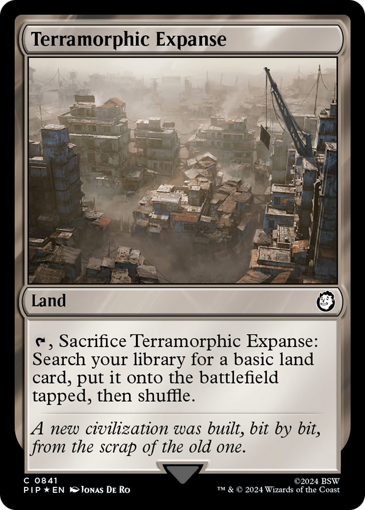 Terramorphic Expanse (Surge Foil) [Fallout] | Sanctuary Gaming