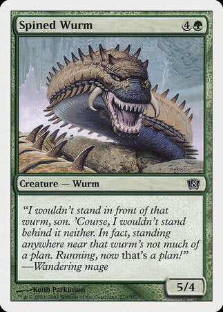 Spined Wurm [Eighth Edition] | Sanctuary Gaming