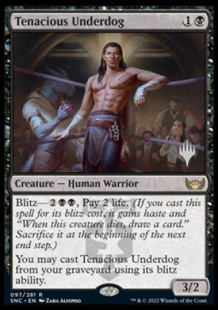 Tenacious Underdog (Promo Pack) [Streets of New Capenna Promos] | Sanctuary Gaming