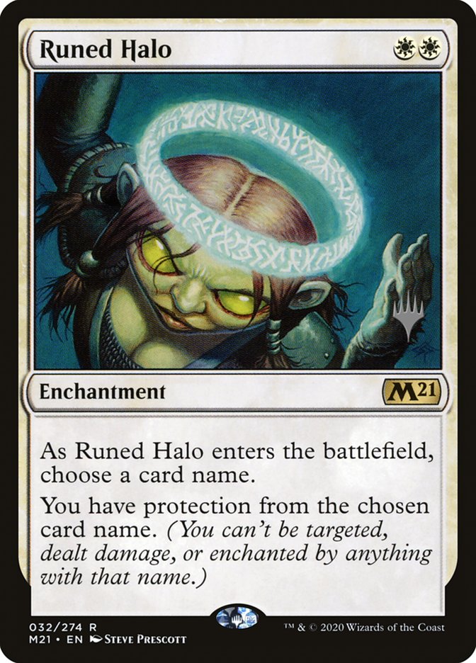 Runed Halo (Promo Pack) [Core Set 2021 Promos] | Sanctuary Gaming