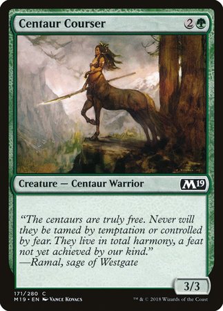 Centaur Courser [Core Set 2019] | Sanctuary Gaming