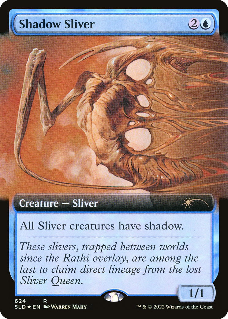 Shadow Sliver (Extended Art) [Secret Lair Drop Promos] | Sanctuary Gaming