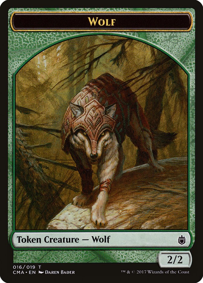 Wolf (016/019) [Commander Anthology Tokens] | Sanctuary Gaming