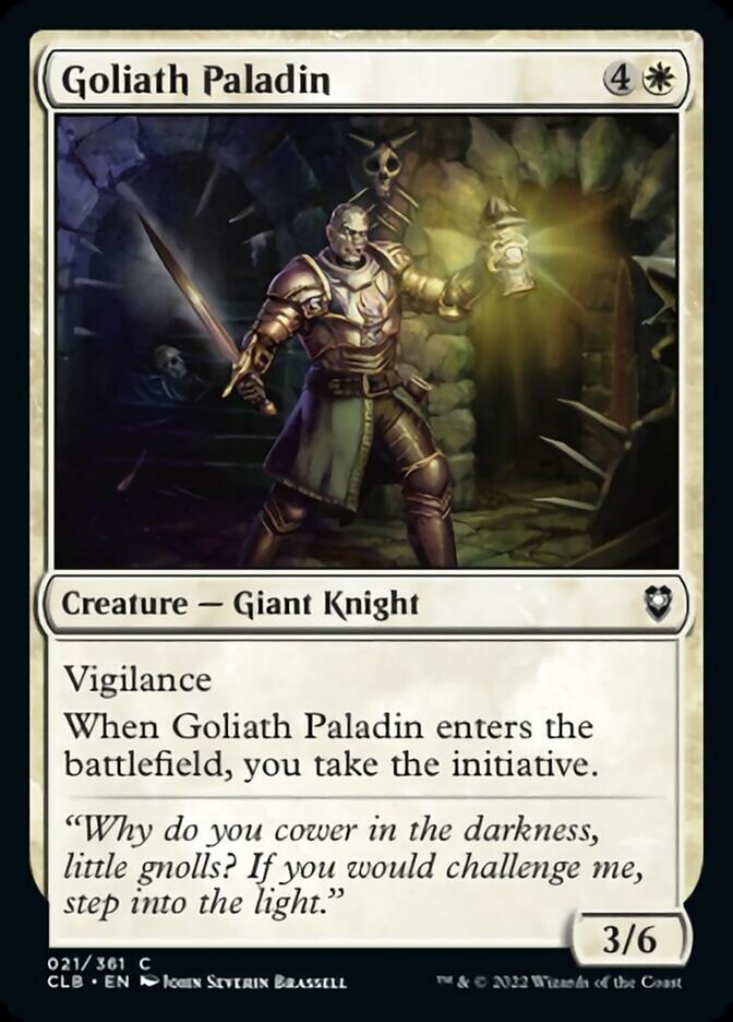 Goliath Paladin [Commander Legends: Battle for Baldur's Gate] | Sanctuary Gaming