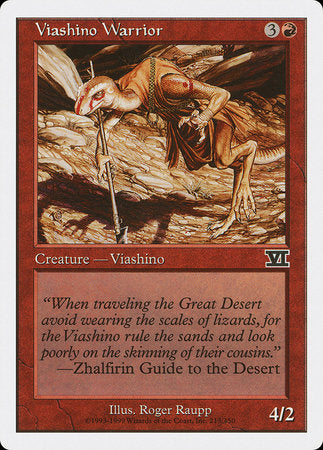 Viashino Warrior [Classic Sixth Edition] | Sanctuary Gaming