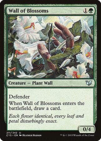 Wall of Blossoms [Commander 2015] | Sanctuary Gaming