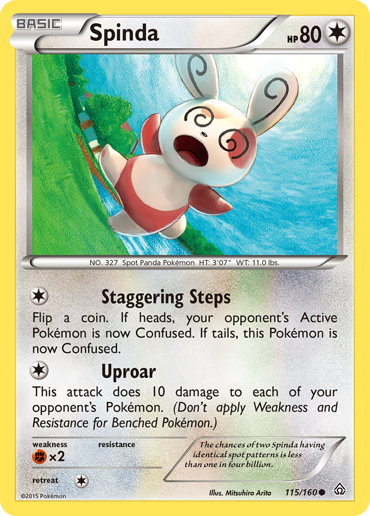 Spinda (115/160) [XY: Primal Clash] | Sanctuary Gaming