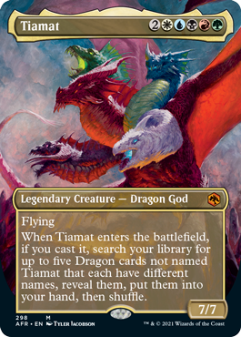 Tiamat (Extended) (Alternative art) [Dungeons & Dragons: Adventures in the Forgotten Realms] | Sanctuary Gaming